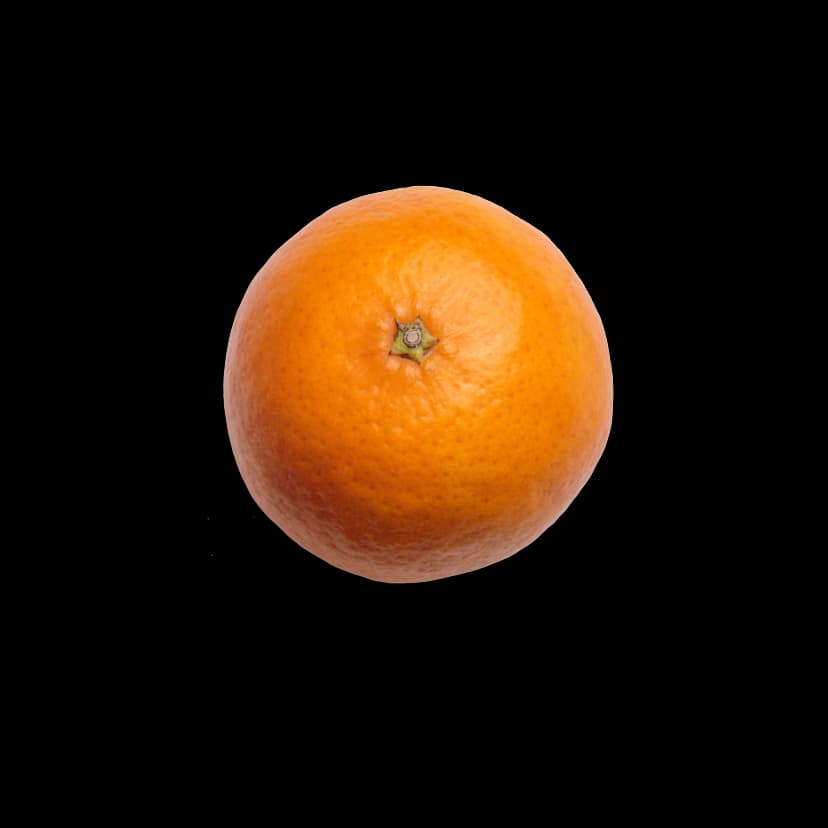 A fresh orange