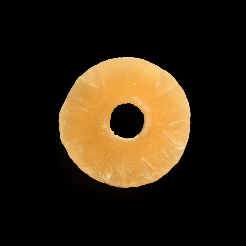 A pineapple slice