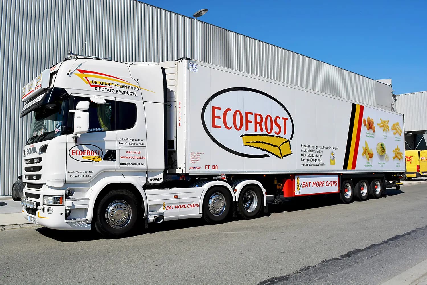 Ecofrost branded truck